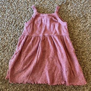 Kate Quinn Pink Ribbed Tank Dress